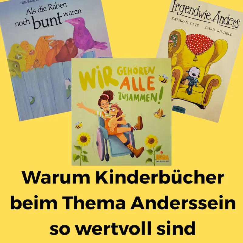 Anders sein bei Kindern – Zeichnungen von vielfältigen Kindern zur Stärkung von Selbstwert und Akzeptanz.